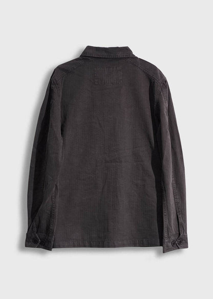 Herringbone Military Jacket - Iron & Resin