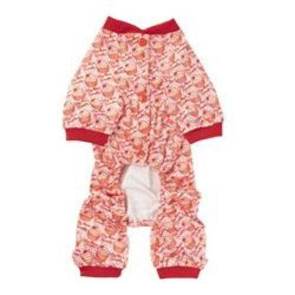 FuzzYard Pajamas Hey There Sweetie Red Trim Cupcake Dog Pajamas