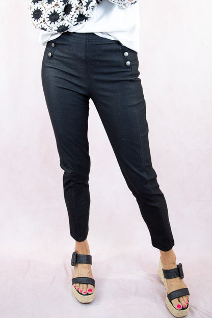 High-Waisted Sailor Skinny Pant