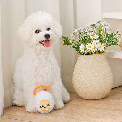Hugsmart Products Inc dog toys Hoppin' Easter Good Egg Super Ball Plush Dog Toy