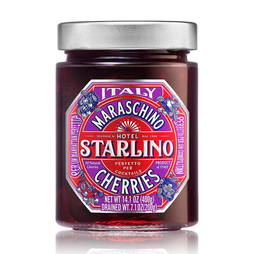 Hotel Starlino Maraschino Cocktail Cherries 14OZ Cocktail Mixers Hotel Starlino