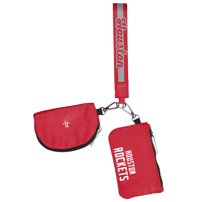 Houston Rockets FoCo Dual Pouch Wristlet