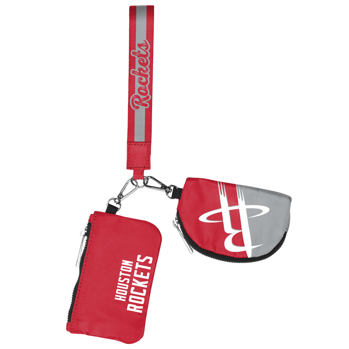 Houston Rockets FoCo Dual Pouch Wristlet