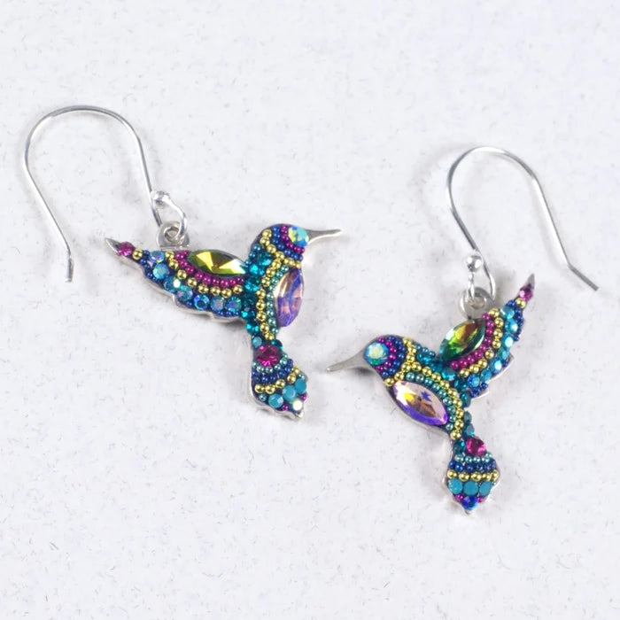 Hummingbird Drop Earrings