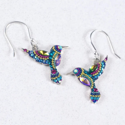 Hummingbird Drop Earrings