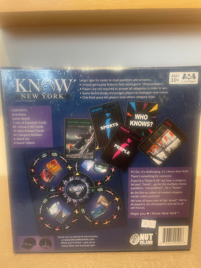 I Know New York Board Game
