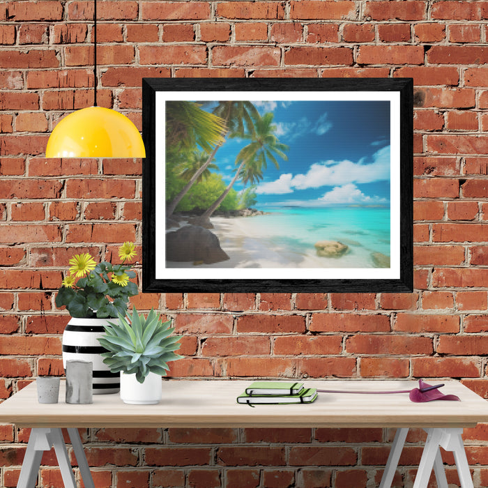 Idyllic Beach Scene