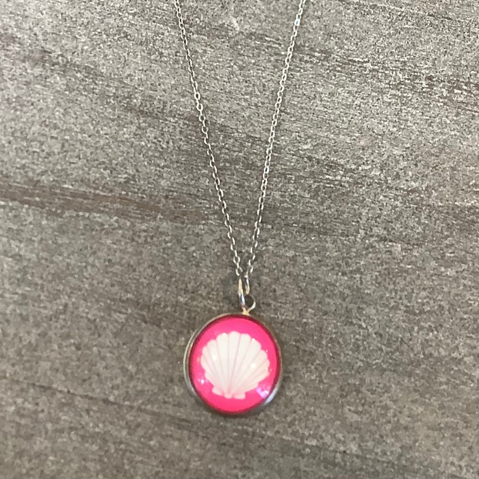Peachy Pendants Nautical Necklace