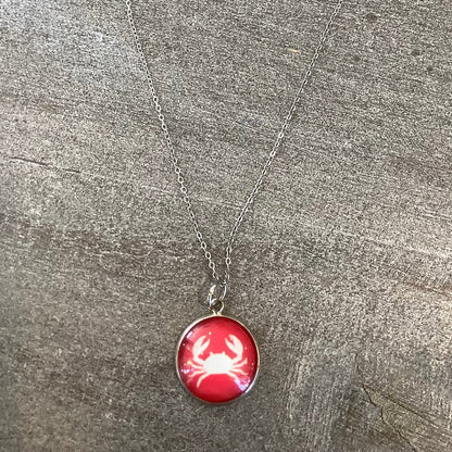 Peachy Pendants Nautical Necklace