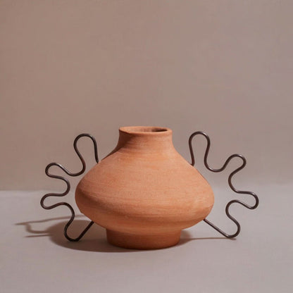 Ines Terracota Vessel - handcrafted terracotta vessel - Cultheir