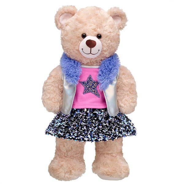 Iridescent Vest & Sequin Skirt Set - Build-A-Bear Workshop Australia