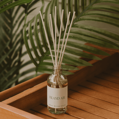 Island Air Clear Reed Diffuser - Sweet Water Decor - Reed Diffusers