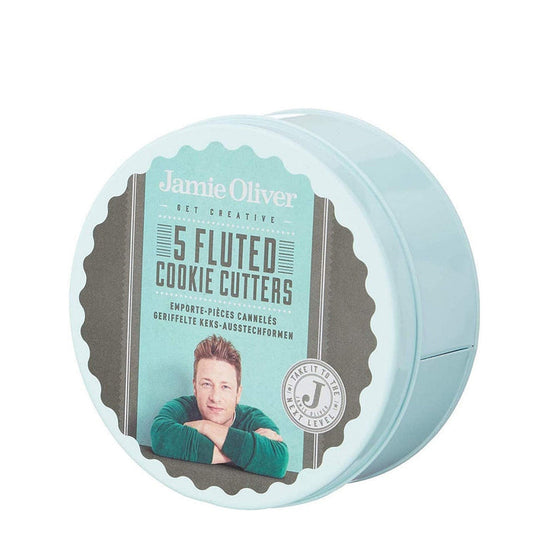 Jamie Oliver Fluted 5 Piece Cooker Cutter - Blue