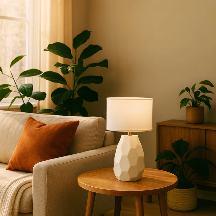 Jane Table Lamp White by Urban Style