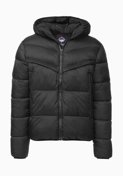 Buffalo Men Jackets Black Woven Puffer Welt Pocket