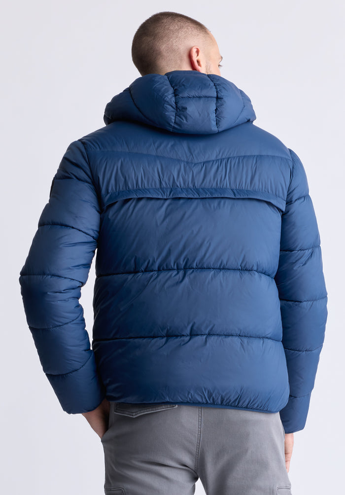Buffalo Men Jackets Navy Woven Puffer Welt Pocket