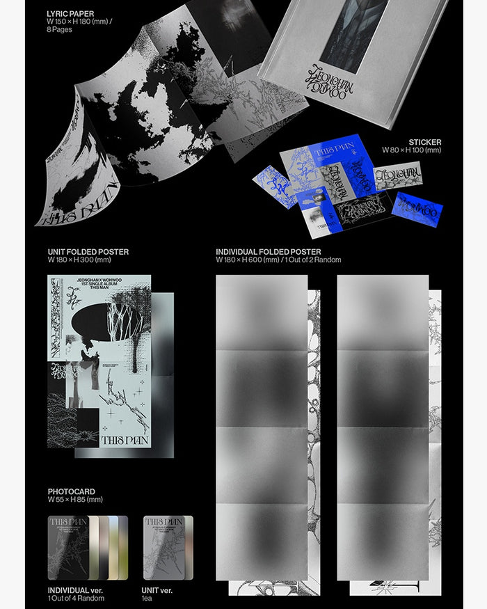 JxW (SEVENTEEN) - 1ST SINGLE ALBUM [THIS MAN]
