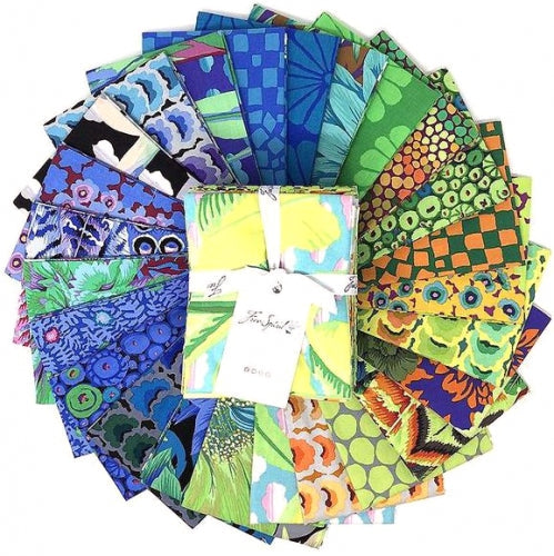 Kaffe Fassett Collective February Spring 2021 - Cool 25 Pieces Fat Quarter Bundle