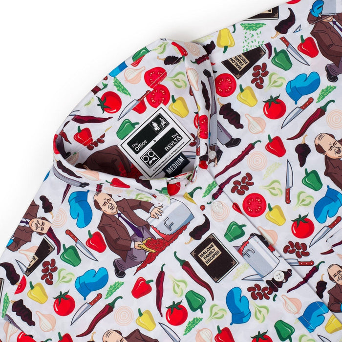 RSVLTS The Office Short Sleeve Shirt Kevin's Famous Chili – KUNUFLEX Short Sleeve Shirt