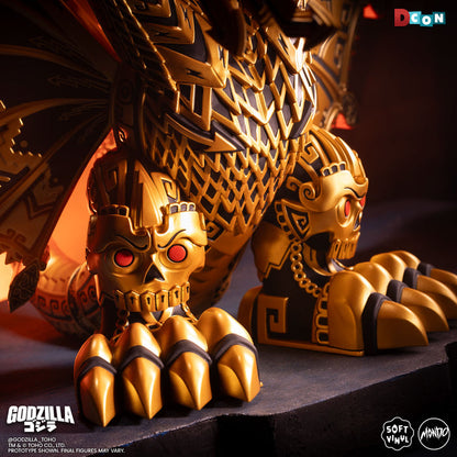 King Ghidorah - Vinyl Designer Figure by Urban Aztec - Golden Dragon Variant