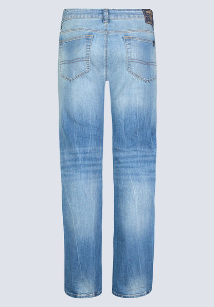 Buffalo Men Jeans Navy Denim Denim Pants Stretch