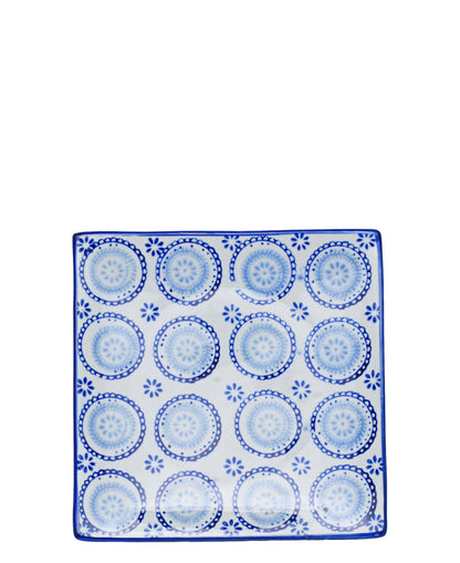 Kitchen Life 17cm Patima Square Platter - Blue