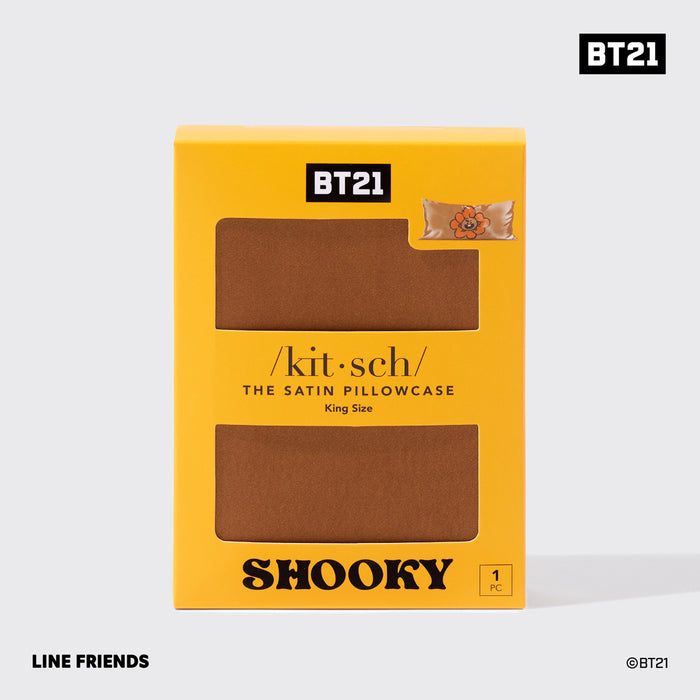 Kitsch x BT21 SHOOKY King Satin Pillowcase — packaging