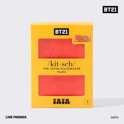 Kitsch x BT21 TATA King Satin Pillowcase — packaging