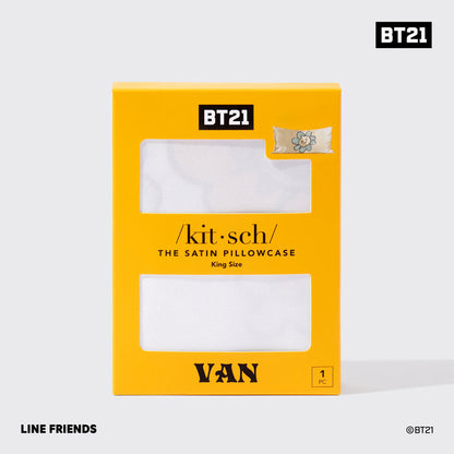 Kitsch x BT21 VAN King Satin Pillowcase — packaging