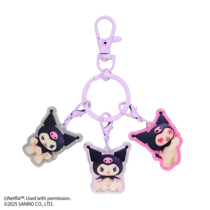 Kuromi Acrylic Keychain (My Melody & Kuromi Netflix Series) Accessory Japan Original