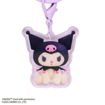 Kuromi Acrylic Keychain (My Melody & Kuromi Netflix Series) Accessory Japan Original