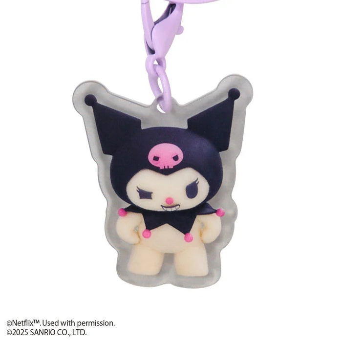 Kuromi Acrylic Keychain (My Melody & Kuromi Netflix Series) Accessory Japan Original