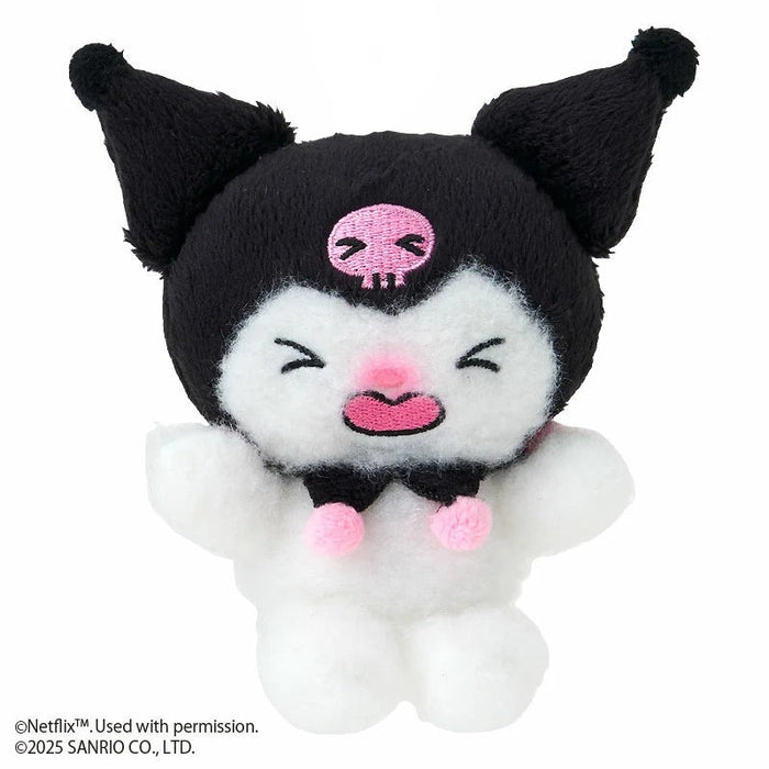 Kuromi Crying Plush Mascot Keychain (My Melody & Kuromi Netflix Series) Accessory Japan Original