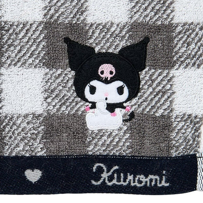 Kuromi Gingham Imabari Wash Towel Home Goods Japan Original