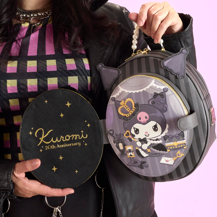 Kuromi x Loungefly 20th Anniversary Mini Backpack Bags Loungefly