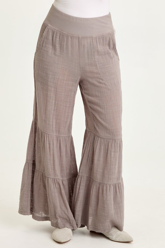 Wearables Lando Gauze Tiered-Bottom Pant