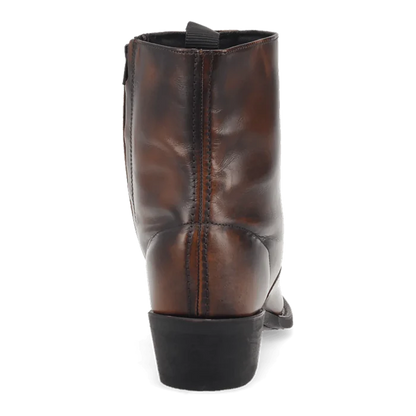 Laredo Men's Fletcher Zip Up Leather Boot in Antique Tan