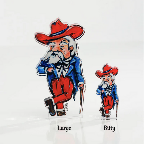 Lauren Dunn - Gameday Acrylic - Ole Miss Rebel - Bitty - Findlay Rowe Designs