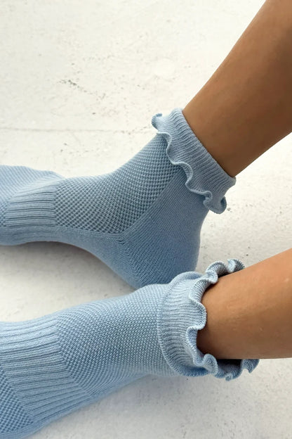Le Bon Shoppe Ruffled Hugger Crew Socks - Multiple Options