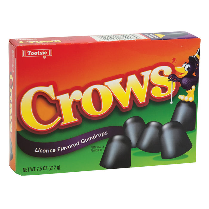 Licorice Crows Candy - Movie-Size 12ct