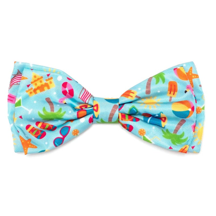 The Worthy Dog Bow Tie SM Life's a Beach Pet Bow Tie - 2 Sizes