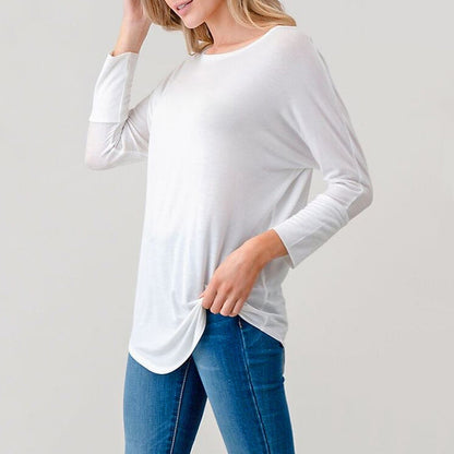 Loose White Top