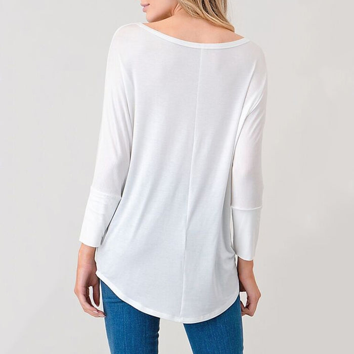 Loose White Top