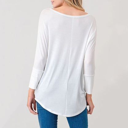 Loose White Top