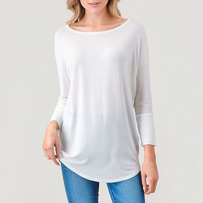 Loose White Top