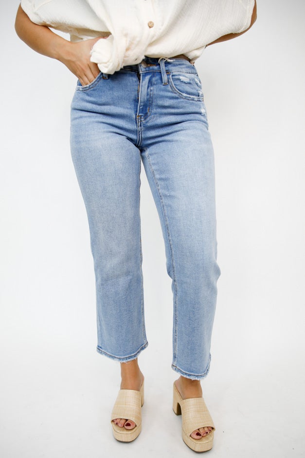 Lovervet Cool Crop Wide Leg Jeans