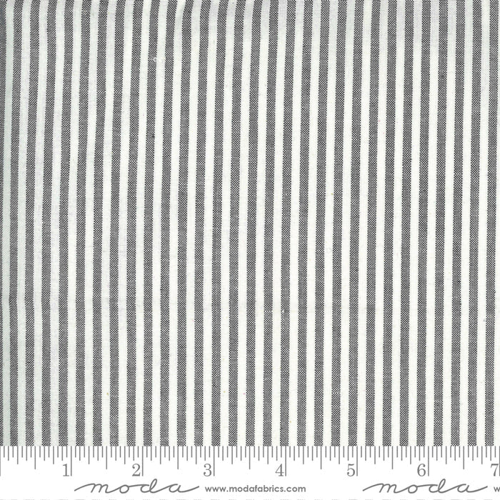 Low Volume Moda Wovens by Jen Kingwell for Moda Low Volume Stripe Silver - Sold by the Yard