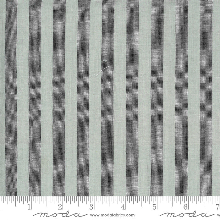Low Volume Moda Wovens by Jen Kingwell for Moda Low Volume Stripe Silver - Sold by the Yard