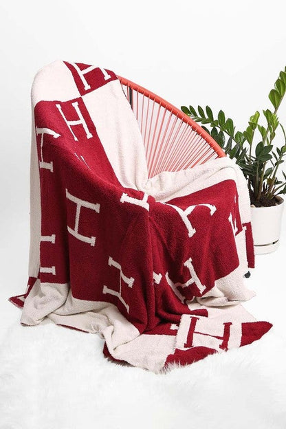 Luxury H Throw Blanket (Multiple Colors)