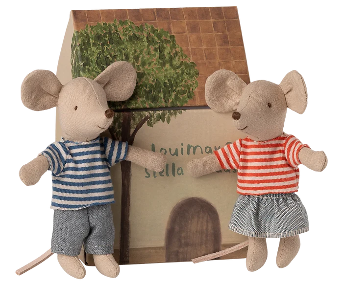 Maileg LouiMax & Stella, Little Brother & Sister Mice